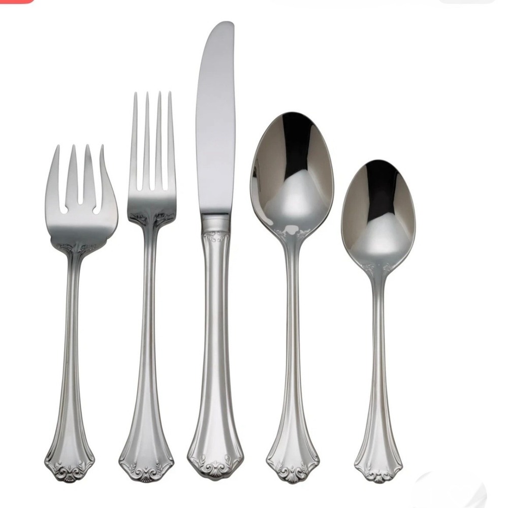 Reed & Barton Country French 5 Piece Flatware Setting 18/10 Stainless Steel